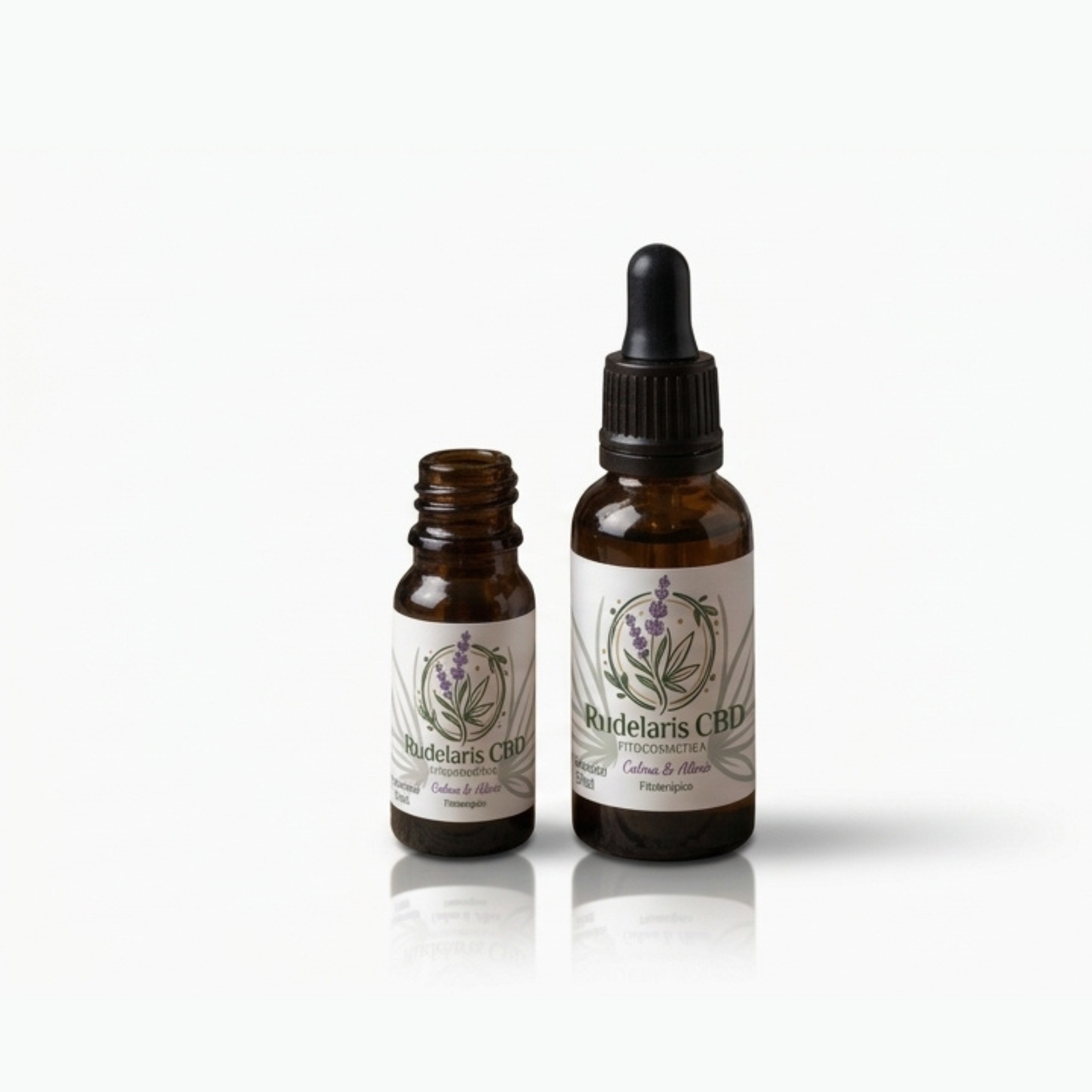 Extracto Botánico Oleoso Rudelaris CBD, goteros de 10 y 30 ml